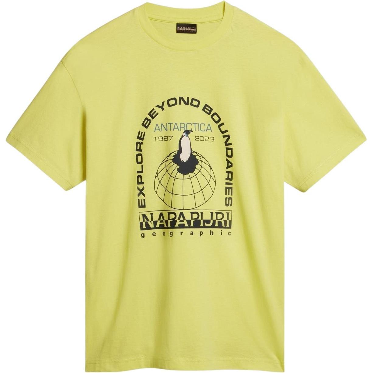 Napapijri, Herren, Shirt, t-hirt, Gelb, (S)