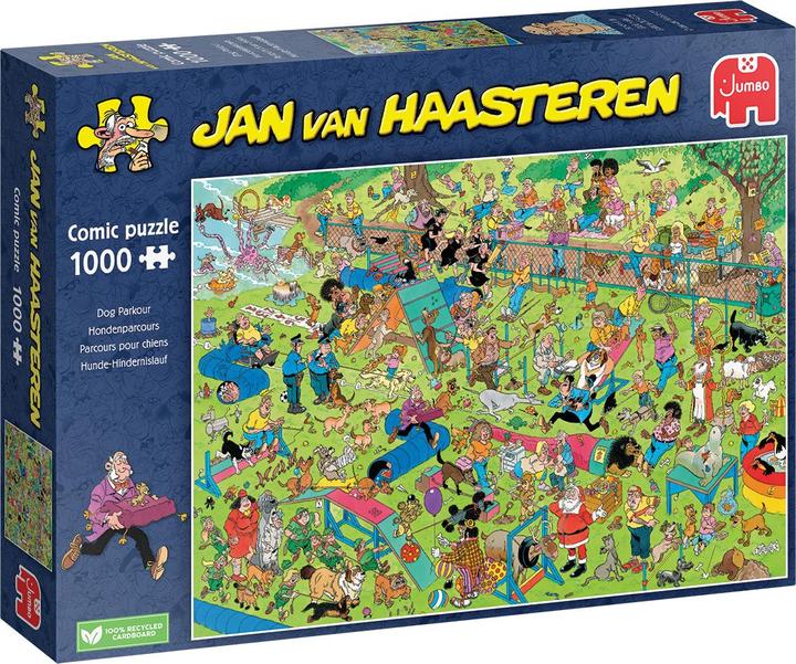 Actual product image Jumbo Jan Van Haasteren dog track puzzle 1000 pieces (1000 pieces)