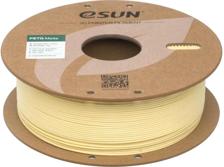 Actual product image eSUN Filament PETG-Matte Almond 1.75 mm 1 kg (PETG, 1.75 mm, 1000 g)