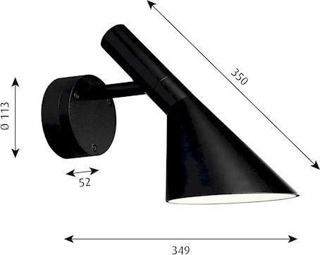 Actual product image Louis Poulsen Aj 50 Led Wall Light (428 lm)