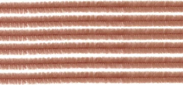 Actual product image Glorex bending plush brown 10pcs 50cm 8mm