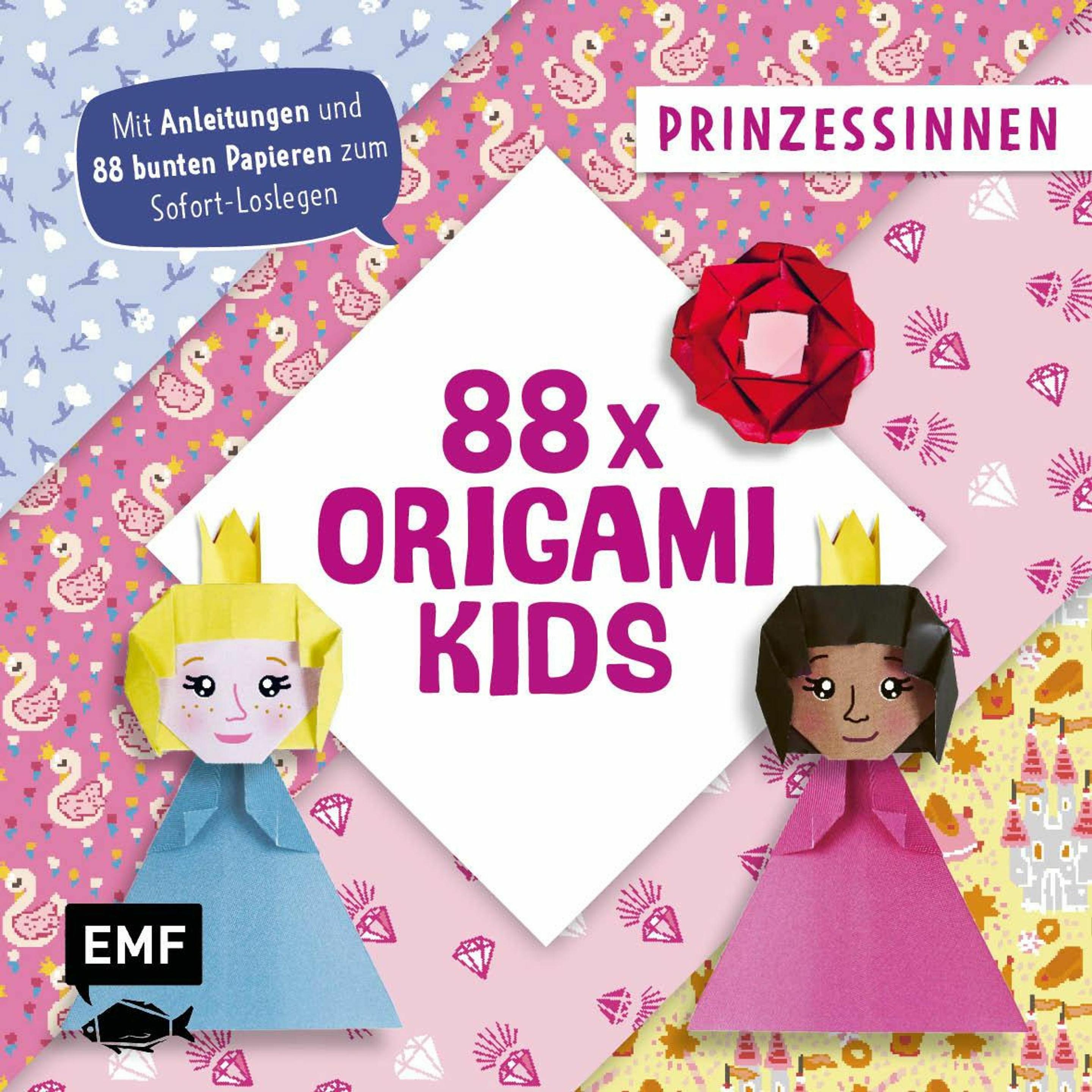 Thumbnail - 88 x Origami Kids – Prinzessinnen, Kinderbücher von Thade Precht
