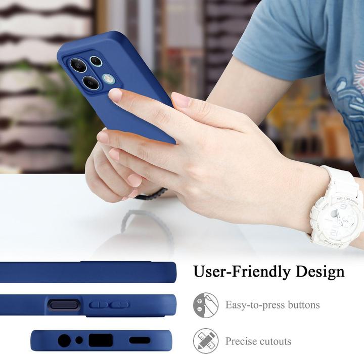 Actual product image Cadorabo Cover for Redmi Note 13 5G Global TPU in liquid protection silicone design (Xiaomi Redmi Note 13 5G)