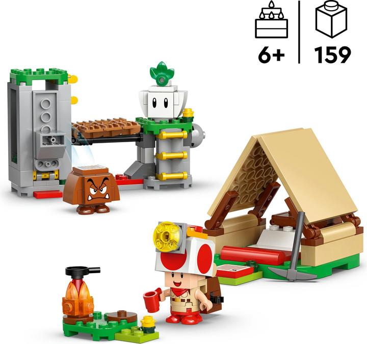 Produktbild LEGO Kapitän Toad-Camp (LEGO Super Mario)