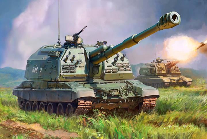 Actual product image 1:35 MSTA 2S19M2 SelfPropelledGun,152mm