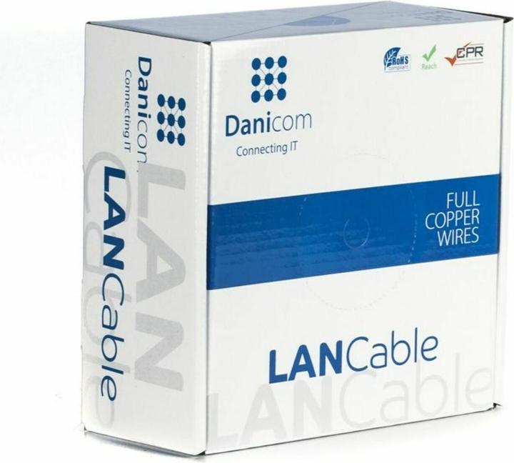 Produktbild Dsit DANICOM CAT6 UTP 100m Aussenkabel Starrleiter (UTP, CAT6, 100 m)