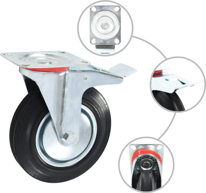 Produktbild vidaXL Lenkrolle