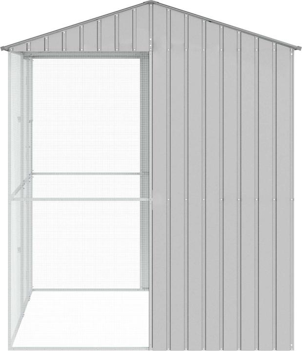 Immagine prodotto vidaXL Voliera grigia 215x210x247 cm acciaio