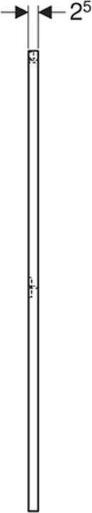 Actual product image Geberit Monolith distance frame chrome-plated