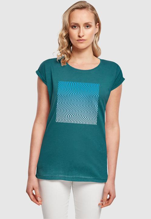 Produktbild Merchcode Ladies Summer - Wavy Pattern T-Shirt - 112601 (M)