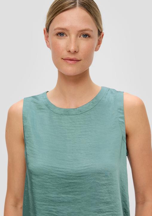 Actual product image s.Oliver Bluse Ärmelloses Satinshirt (46)