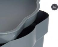 Immagine prodotto Kipit cassetta di plastica con coperchio 6l grigio (6 l)
