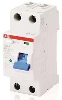 Produktbild ABB F204B-63/0,5 FI-Schutzschalter Typ B 4P,63A,500mA,kurzzeitverz.,3kA,4TE F204
