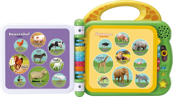 Productafbeelding VTech Mijn 100 woorden boek: dieren (Duits, Engels)