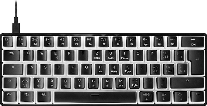 Produktbild Deltaco TKL - Gaming Keyboard (CH, Kabelgebunden)