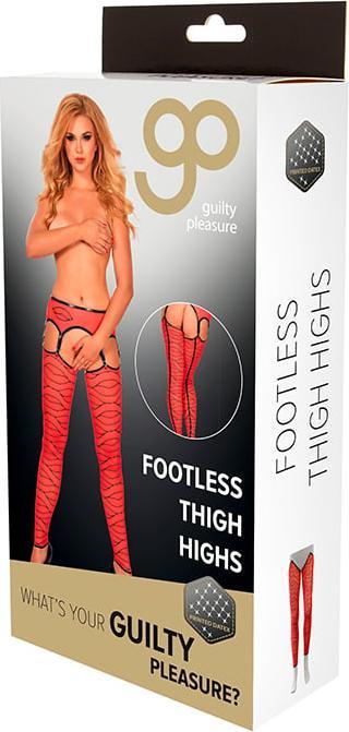 Produktbild Guilty Pleasure Gp Printed Footless Thigh Highs M (M)