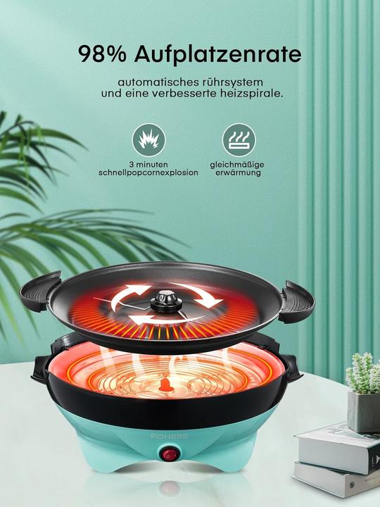 Actual product image Fohere Popcorn machine