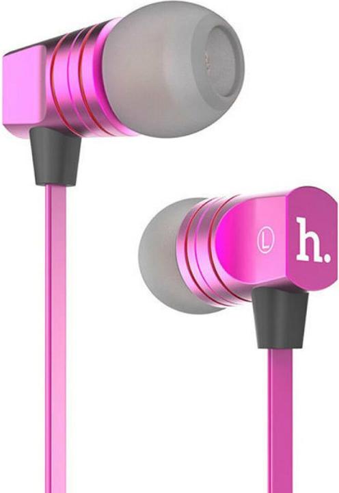 Actual product image Hoco EPV02 In-Ear Stereo Headset hot pink (Cable)