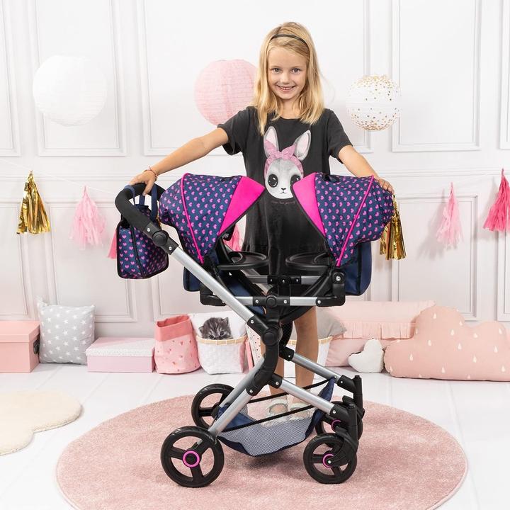 Actual product image Bayer - Twin Pram - Neo - Purple (26254AA)