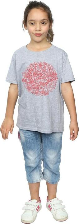 Produktbild Star Wars Christmas Death Star TShirt Mädchen (128)