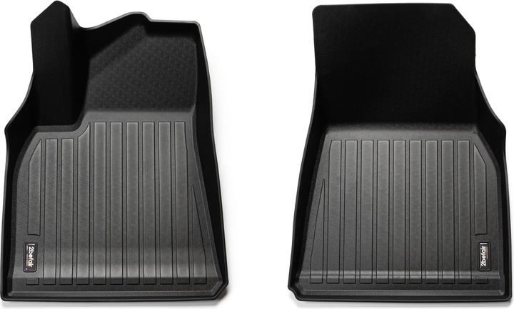 2befair All-weather front footwell mats for the Tesla Model Y (1 set of 2 floor mats)