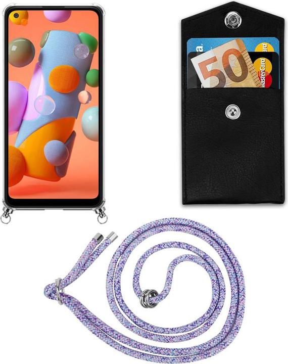 Produktbild Cadorabo TPU Handy Kette SILBER Cover