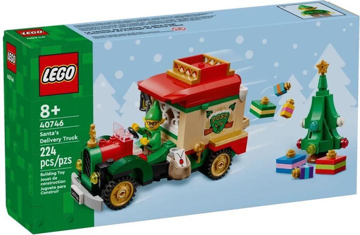 Immagine prodotto LEGO Lieferwagen des Weihnachtsmanns, Bauset für Kinder ab 8 Jahre (40746, LEGO Icons)