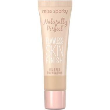 Miss Sporty, Foundation, MISS SPORTY Naturally Perfect Flawless Skin Finish lekki podkład do twarzy 100 Ivory 30ml (100 ...