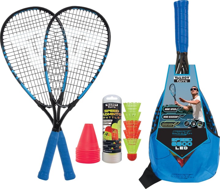 Actual product image Talbot Torro Speed badminton set 6600 LED
