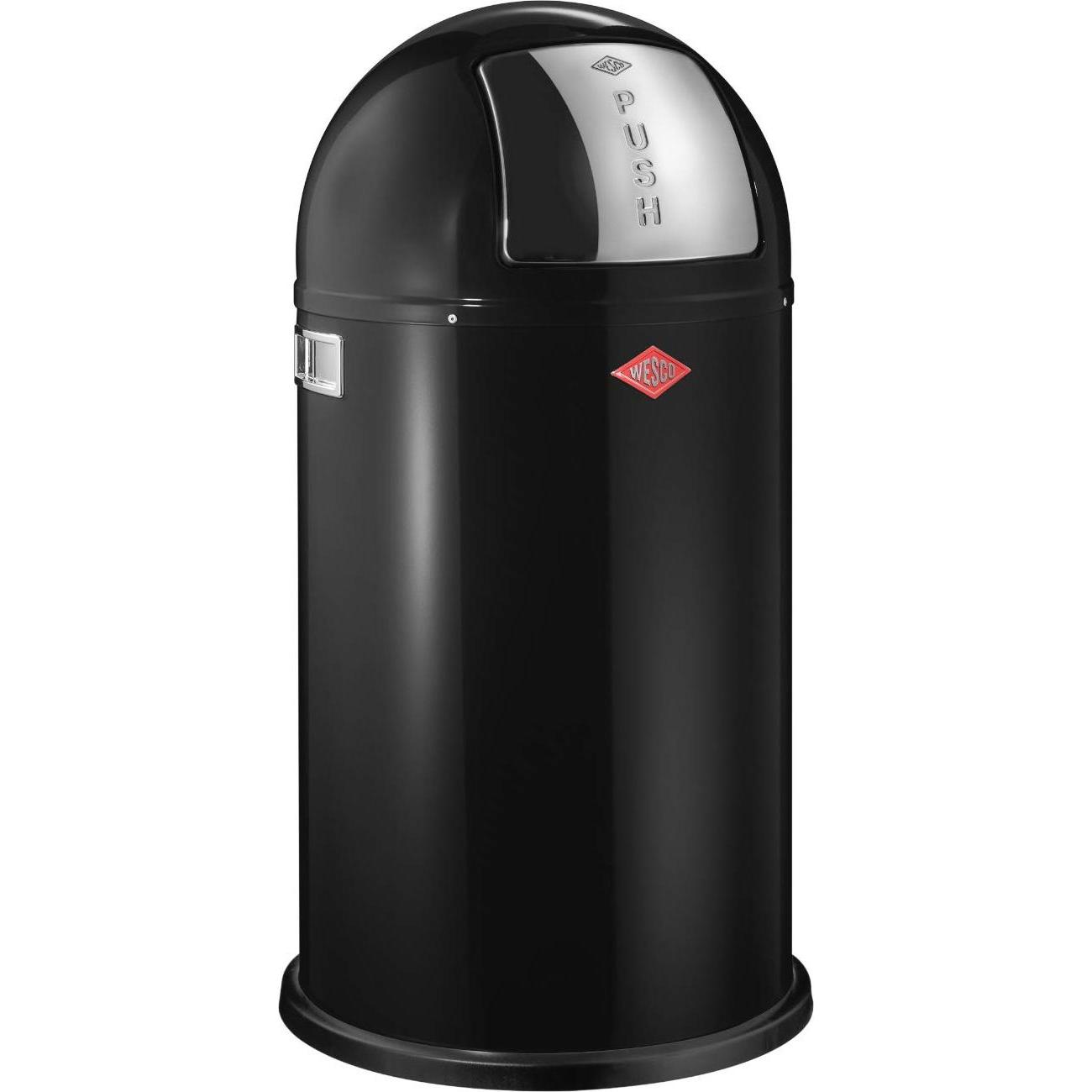 Wesco 175 831 Pushboy, Abfalleimer, Schwarz