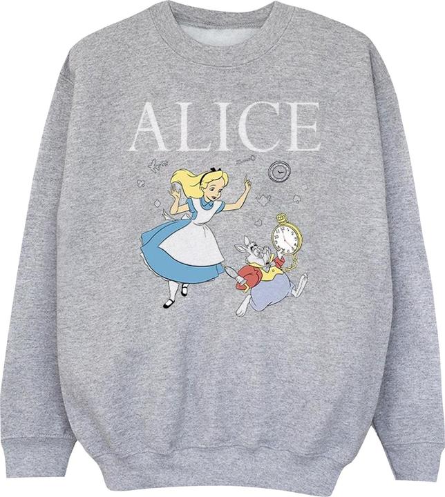 Disney Jungen Alice im Wunderland Folgen Sie dem Kaninchen Sweatshirt (140, 146)