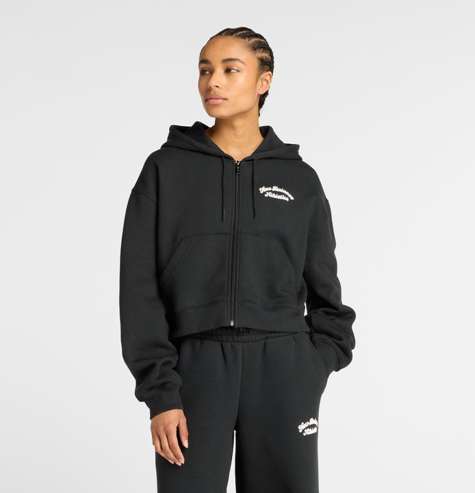 Actual product image New Balance W Linear Heritage Fleece Full Zip (M)