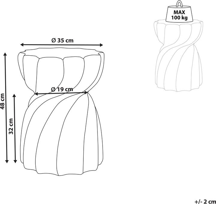 Image du produit Beliani Algua