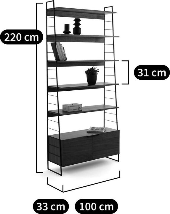 Produktbild La Redoute Interieurs Watford (100 x 33 x 220 cm)