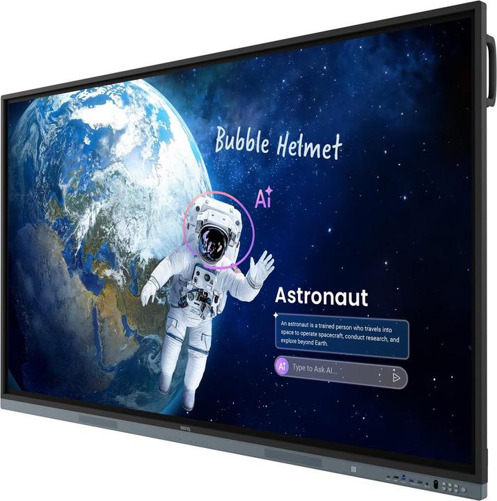 Produktbild BenQ 190,5cm (75") RM7505 Interactive Flatp.UHD Android (Speditionsversand) (3840 x 2160 Pixel, 75")
