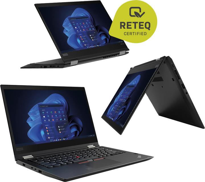 Productafbeelding Lenovo Notebook Thinkpad X380 Yoga, 33,8 cm (13,3"), i5, 8 GB, 256 GB, Win11Pro, Gereviseerd