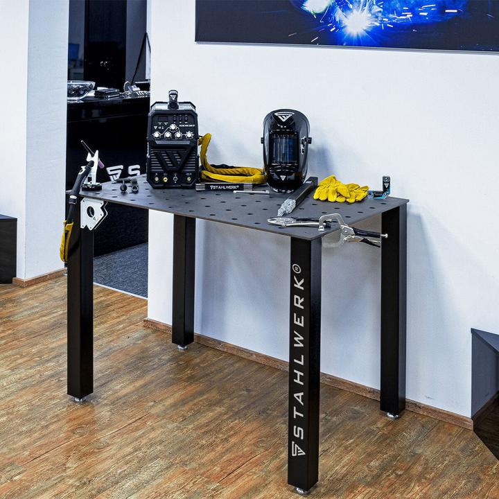 Actual product image Stahlwerk Welding table DIY kit heavy-duty 12 mm worktop S355 steel (80 cm, 120 cm)