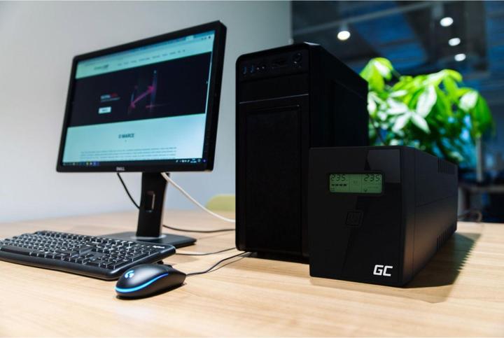 Image du produit GreenCell UPS04 (1500 VA, 900 W, Line-interactive Onduleur)