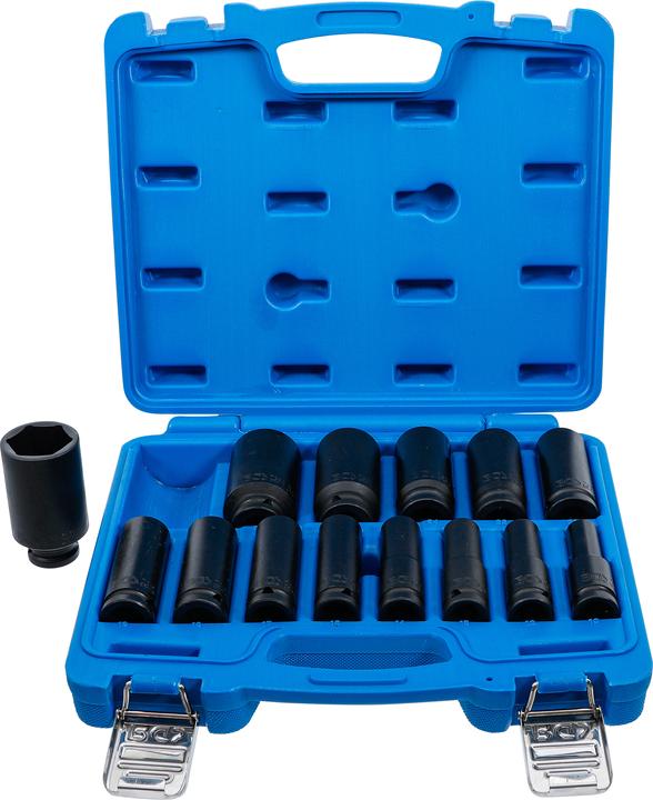 Image du produit BGS Impact Socket Set, Hexagon | 12.5 mm (1/2") Drive | 10 - 32 mm | 14 pcs. (1/2")