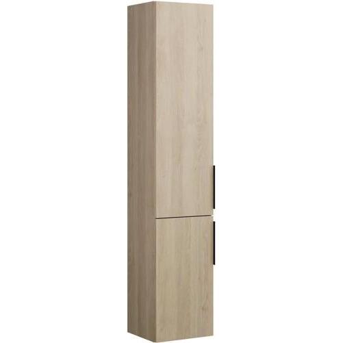 burgbad, Badezimmerschrank, Eqio Hochschrank mit 2 Türen und 1 Innenschublade, Türanschlag links, 1760 x 350 mm