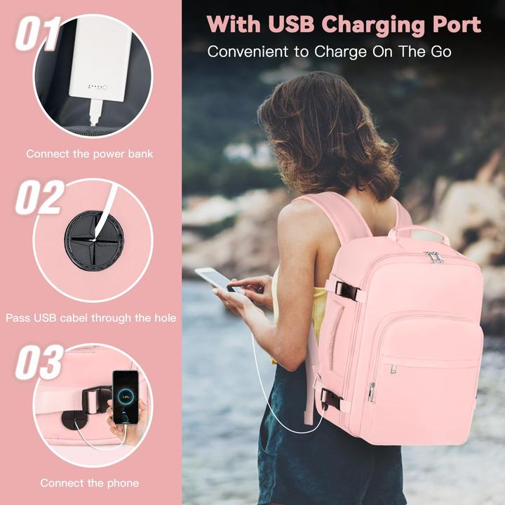 Produktbild Only-Bags.Store Handgepäck Flugzeug Reiserucksack, Handgepäck Rucksack