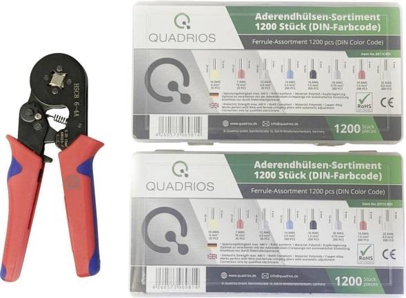 Image du produit Quadrios Jeu de pinces à sertir