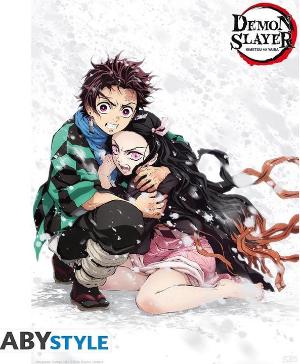 Produktbild ABYstyle Demon Slayer - Poster Tanjiro & Nezuko Snow (52x38) (52 x 38 cm)