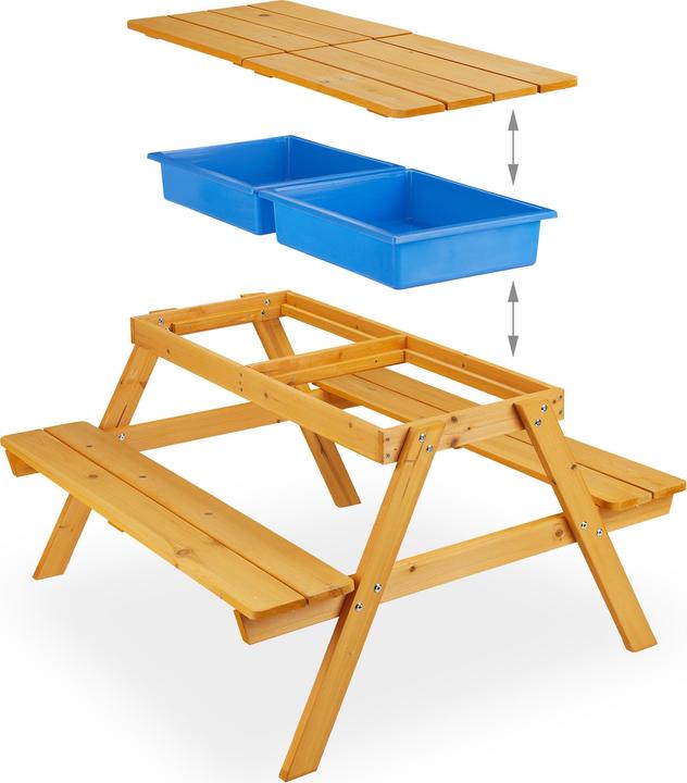 Immagine prodotto Relaxdays Tavolino con-panche-per-bambini