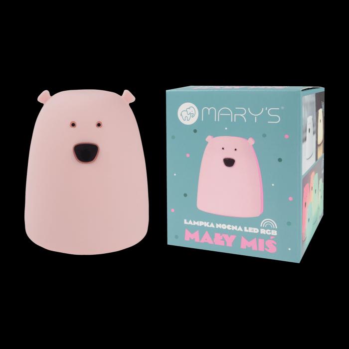 Thumbnail - Marys, Nachtlicht, Lampe Bär Pink Gross