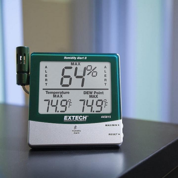 Actual product image Extech Thermo-hygrometer with humidity alarm, 10... 99%, -10... 60°C