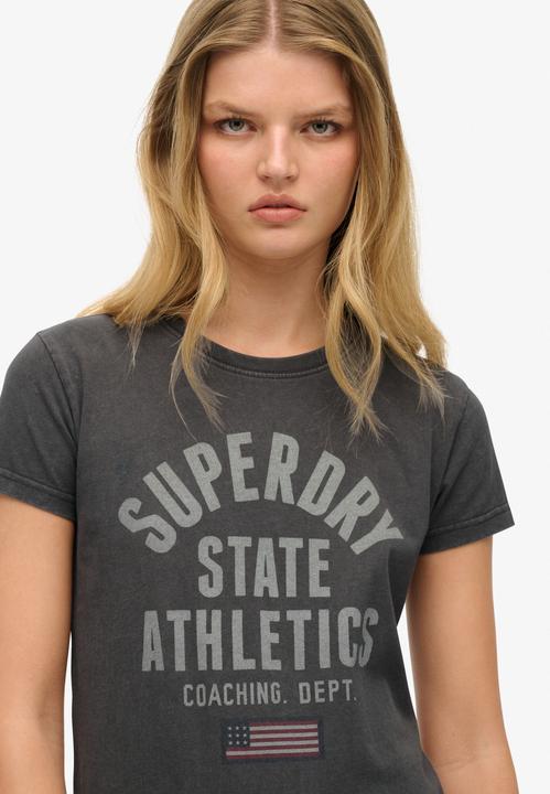 Produktbild Superdry Figurbetontes Athletic T-Shirt mit Grafik (10XL)