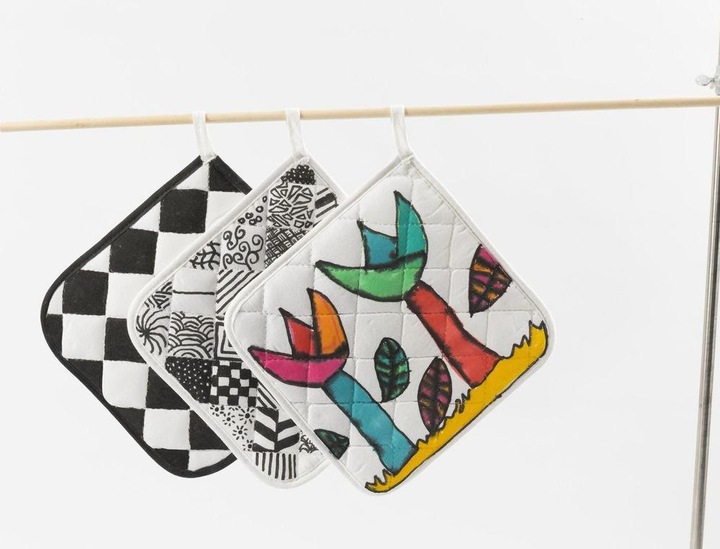 Immagine prodotto Creativ Company Set di pennarelli tessili multicolore (Multicolore, 2.30 mm, 20 x)