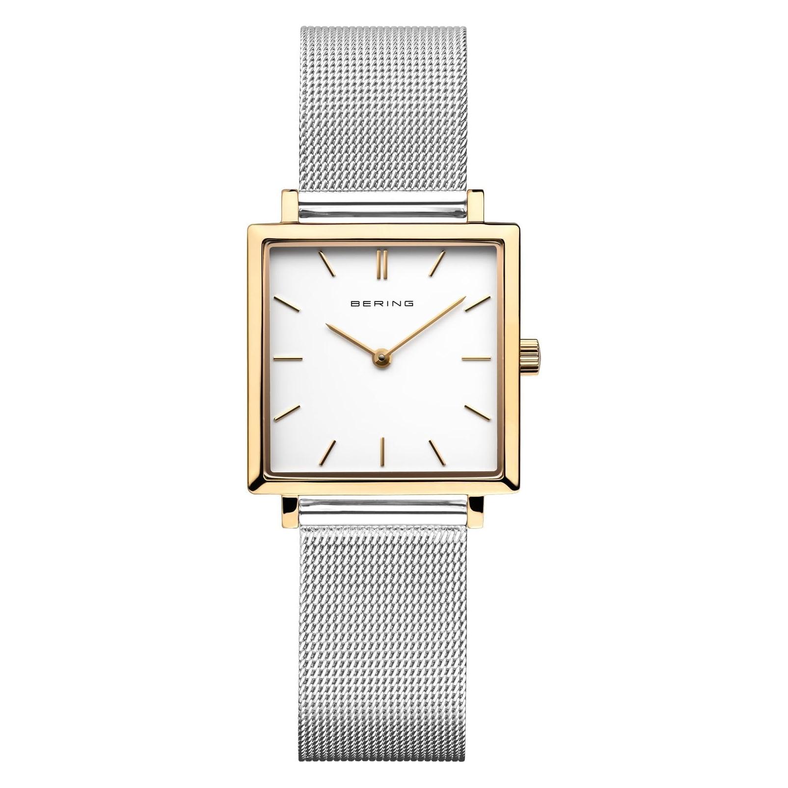 Bering, Horloge, 18226-010, Wit, Zilver, Goud, (Analoog Horloge, 26 mm)