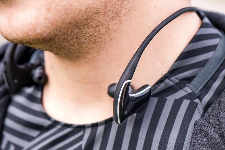 Actual product image Lenco In Ear Stereo Headset BTX 750BK Waterproof Bluetooth® (9 h, Wireless)